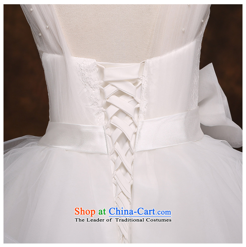 The beauty of the strap to align the lace A swing wedding stylish and simple Korean Sau San tie features a Bow Tie 2015 new marriages wedding dresses white S picture, prices, brand platters! The elections are supplied in the national character of distribution, so action, buy now enjoy more preferential! As soon as possible.