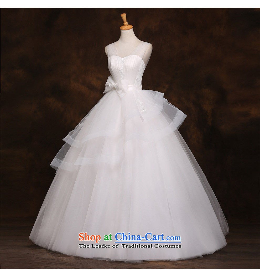 The beauty of the strap to align the lace A swing wedding stylish and simple Korean Sau San tie features a Bow Tie 2015 new marriages wedding dresses white S picture, prices, brand platters! The elections are supplied in the national character of distribution, so action, buy now enjoy more preferential! As soon as possible.