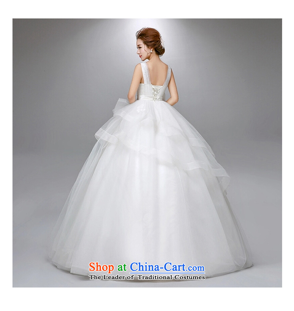 The beauty of the strap to align the lace A swing wedding stylish and simple Korean Sau San tie features a Bow Tie 2015 new marriages wedding dresses white S picture, prices, brand platters! The elections are supplied in the national character of distribution, so action, buy now enjoy more preferential! As soon as possible.