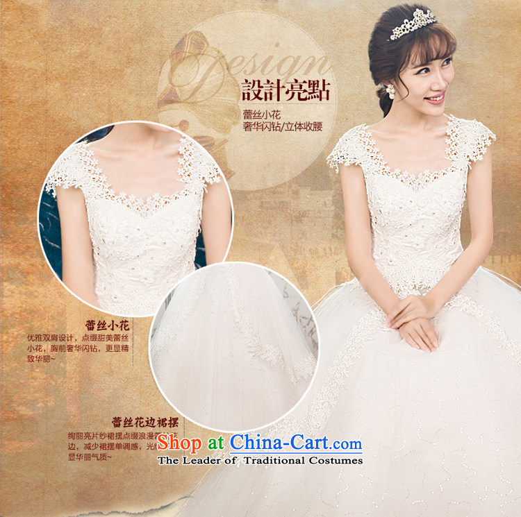 Honeymoon bride 2015 new wedding dresses Korean shoulders princess wedding dreams to align the lace, Wedding White M pictures, prices, brand platters! The elections are supplied in the national character of distribution, so action, buy now enjoy more preferential! As soon as possible.