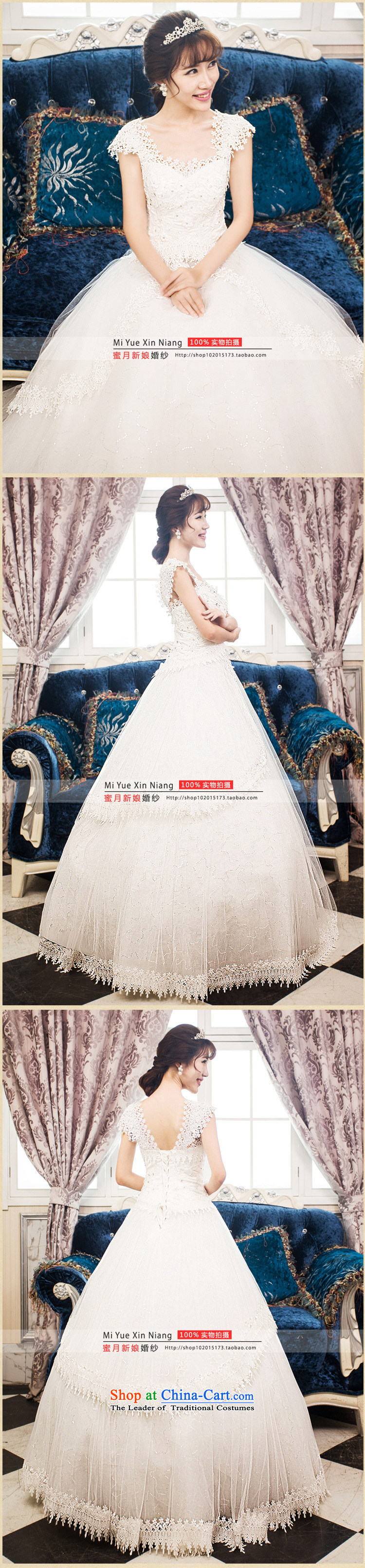 Honeymoon bride 2015 new wedding dresses Korean shoulders princess wedding dreams to align the lace, Wedding White M pictures, prices, brand platters! The elections are supplied in the national character of distribution, so action, buy now enjoy more preferential! As soon as possible.