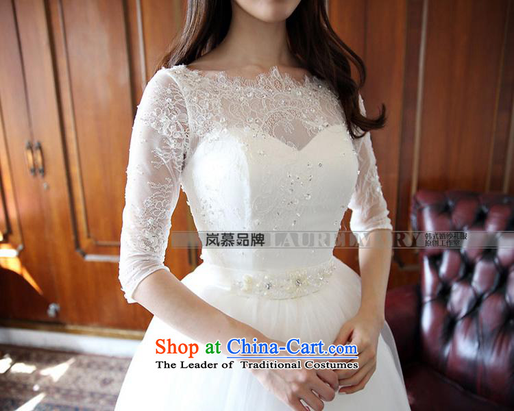 The sponsors of the original new Word designer brands shoulder lace long-sleeved package wedding ceremony bride shoulder yarn XL( pure white breast 95/ waist79) Picture, prices, brand platters! The elections are supplied in the national character of distribution, so action, buy now enjoy more preferential! As soon as possible.