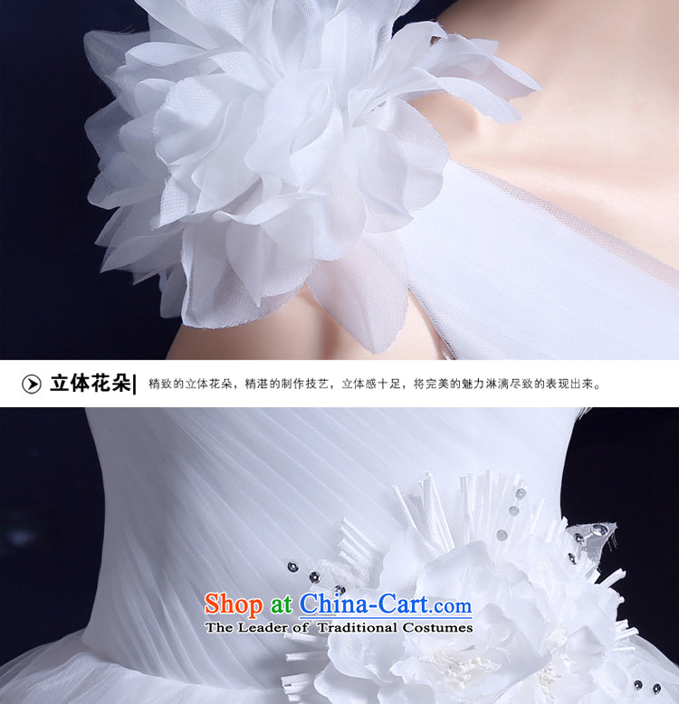 2015 Summer wedding dresses bride wedding dress to align the minimalist japanese and rok larger shoulder hunsha FLOWER WHITE M picture, prices, brand platters! The elections are supplied in the national character of distribution, so action, buy now enjoy more preferential! As soon as possible.