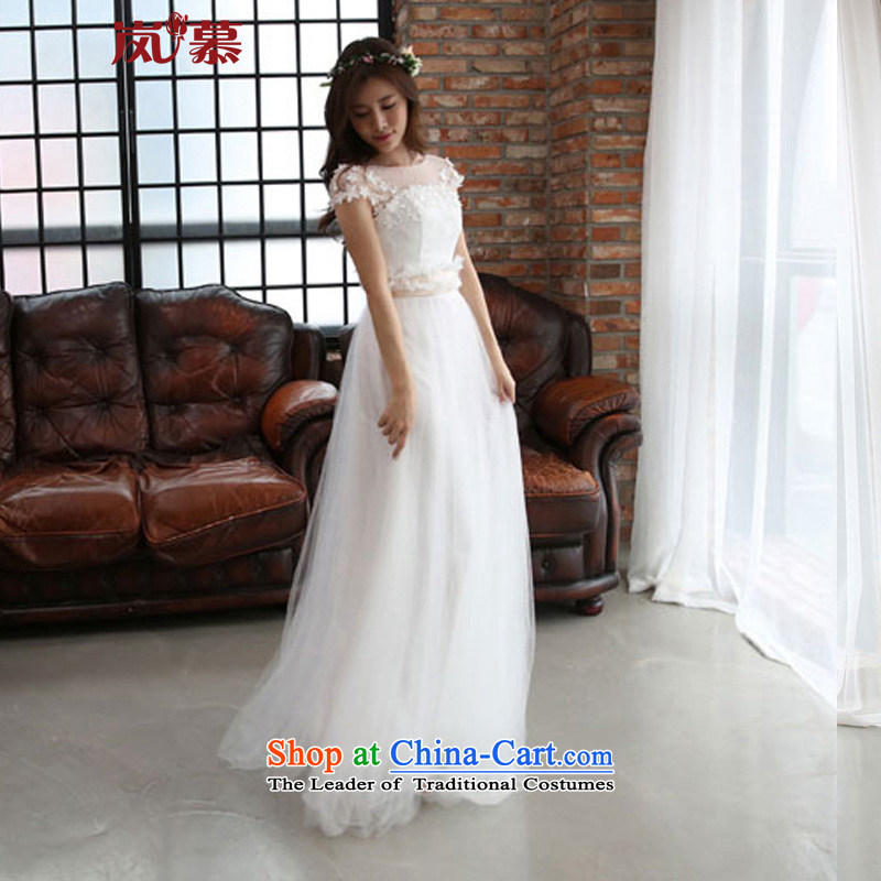 The sponsors of the original design of the new Korean word shoulder bags shoulder style small A swing of the Sau San skirt bride wedding pure white L 90 / waist 74), chest included the , , , shopping on the Internet