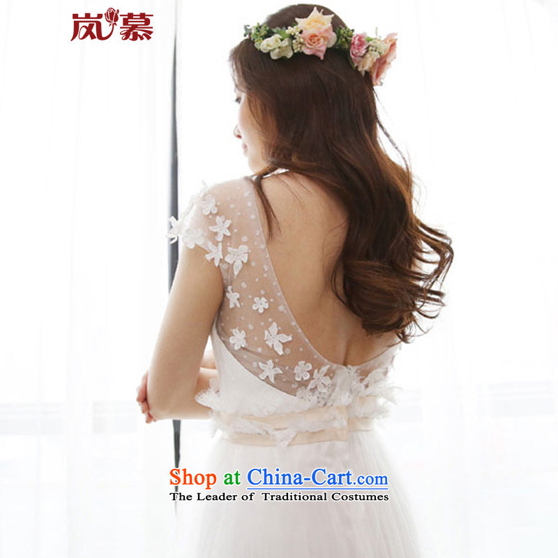 The sponsors of the original design of the new Korean word shoulder bags shoulder style small A swing of the Sau San skirt bride wedding pure white L 90 / waist 74), chest included the , , , shopping on the Internet