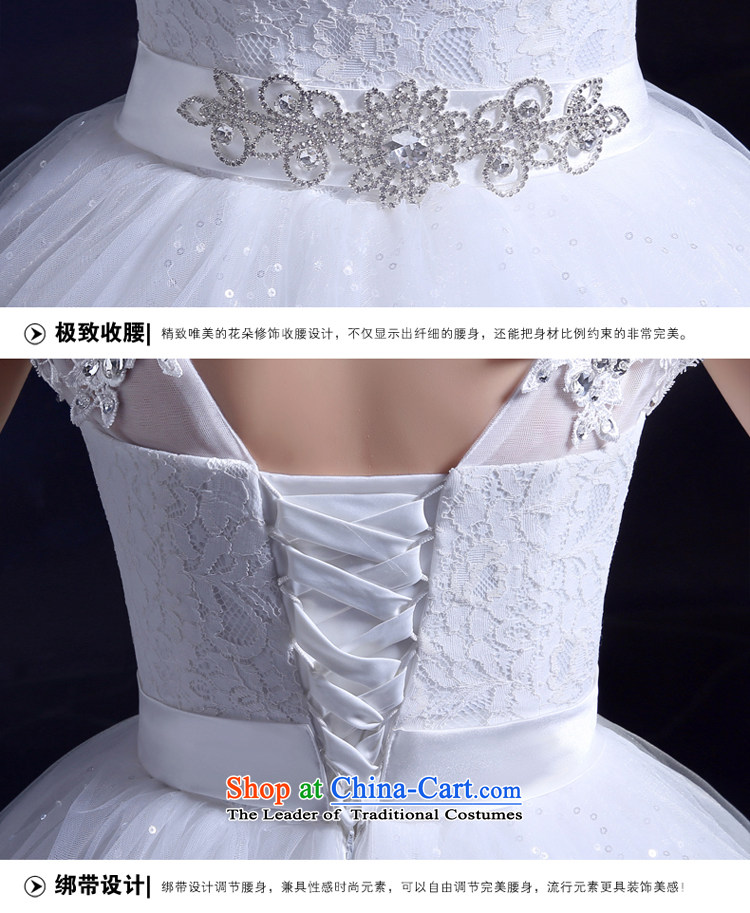 2015 Korean bridal dresses wedding dresses summer marriage bows shoulders to align the large number of field shoulder lace Diamond White L picture, prices, brand platters! The elections are supplied in the national character of distribution, so action, buy now enjoy more preferential! As soon as possible.