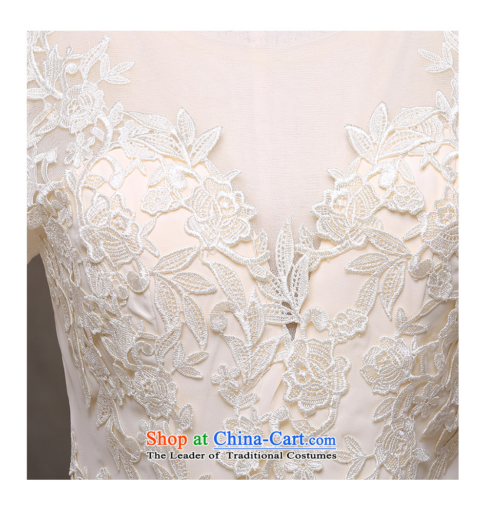 The beauty of the new 2015 Sau San package and small trailing wedding foutune crowsfoot video thin straps lace shoulders strap round-neck collar back marriages wedding White M pictures, prices, brand platters! The elections are supplied in the national character of distribution, so action, buy now enjoy more preferential! As soon as possible.
