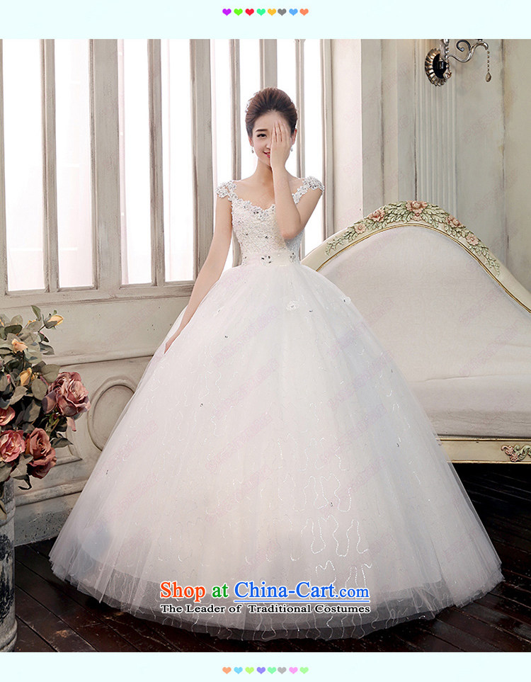 The leading edge of the field days shoulder Wedding 2015 autumn and winter new Korean brides to align the wedding wedding wedding dress 1702 White M 2.0 ft waist picture, prices, brand platters! The elections are supplied in the national character of distribution, so action, buy now enjoy more preferential! As soon as possible.