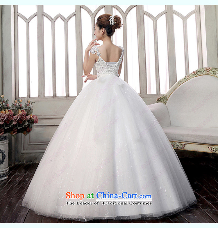 The leading edge of the field days shoulder Wedding 2015 autumn and winter new Korean brides to align the wedding wedding wedding dress 1702 White M 2.0 ft waist picture, prices, brand platters! The elections are supplied in the national character of distribution, so action, buy now enjoy more preferential! As soon as possible.