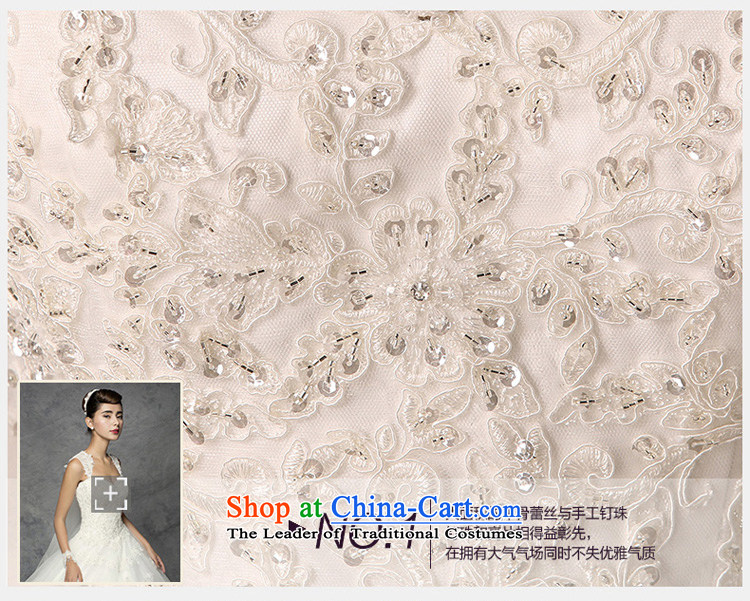 El drunken Yi Mei 2015 new Korean style wedding dresses tail of diamond ornaments shoulder larger fat mm marriage video thin wedding summer bride wedding Removable shoulder strap white XL Photo, prices, brand platters! The elections are supplied in the national character of distribution, so action, buy now enjoy more preferential! As soon as possible.