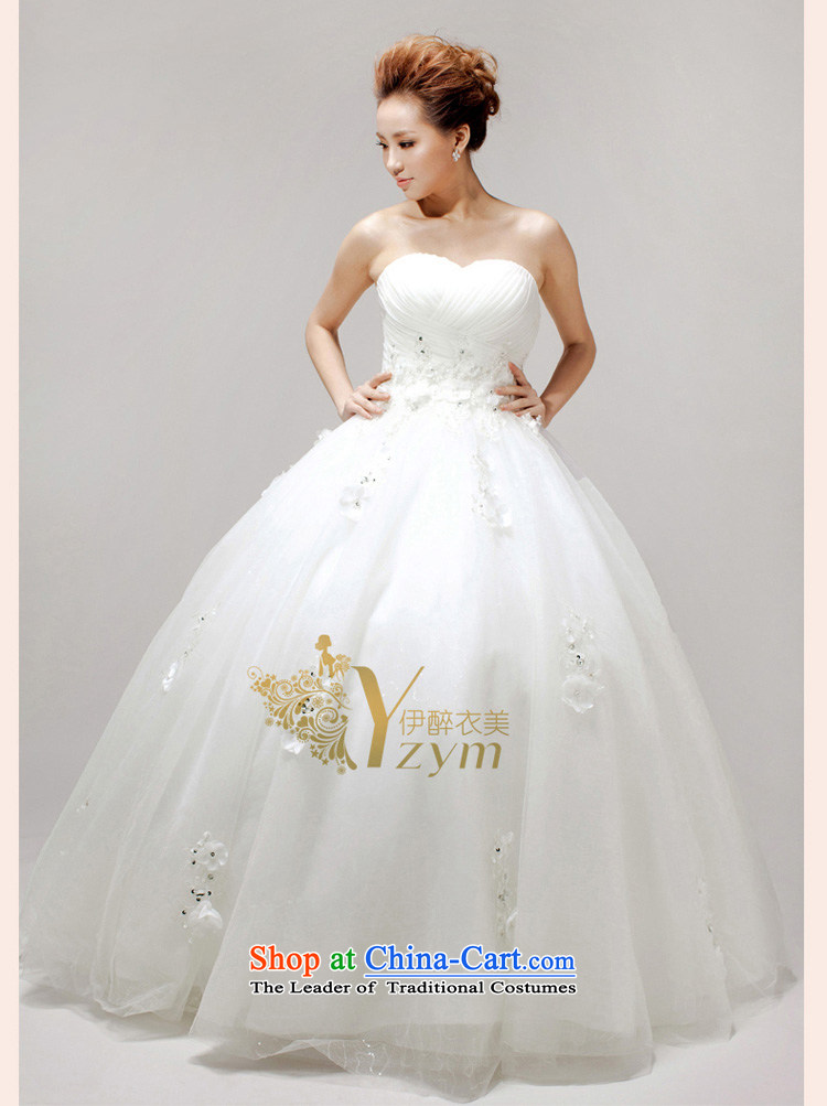 El drunken Yi Mei pregnant women Wedding 2015 Summer new bride large Fat MM Korean alignment with chest wedding marriage bride wedding dresses lace white S pictures, drill price, brand platters! The elections are supplied in the national character of distribution, so action, buy now enjoy more preferential! As soon as possible.