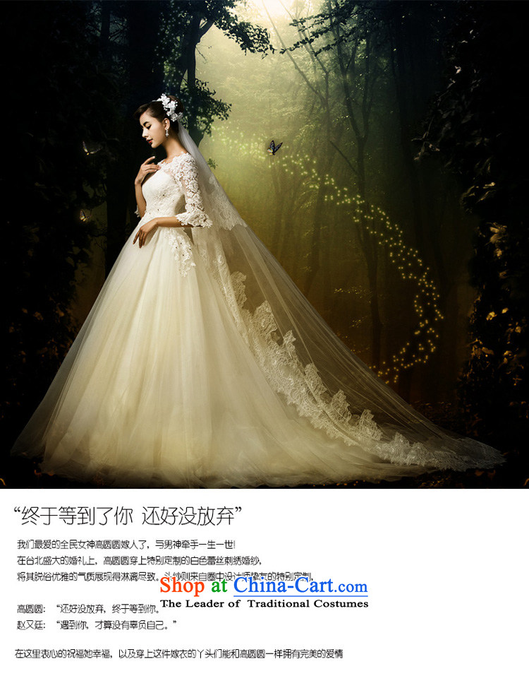 El drunken Yi Mei bride wedding dresses new 2015 Spring/Summer in cuff wedding tail retro lace wedding video thin stars of the same wedding bride wedding dress White M picture, prices, brand platters! The elections are supplied in the national character of distribution, so action, buy now enjoy more preferential! As soon as possible.