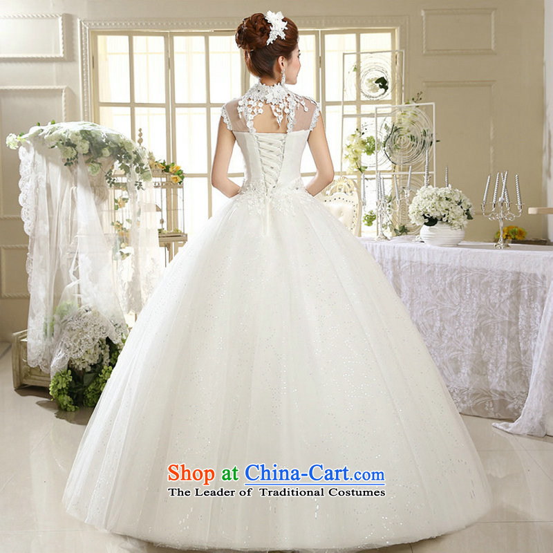 There is also optimized 8D wedding dresses new Summer Wedding bride Han Layout Align to hang the history of nostalgia for the Korean version of Princess white wedding xs1018 m white colored silk is optimized M , , , shopping on the Internet