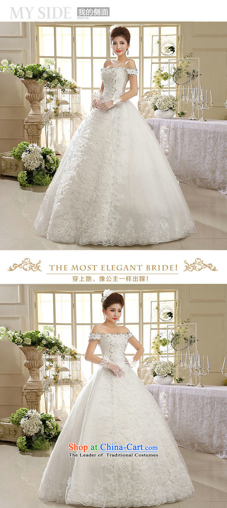 There is also a 9Optimize shoulder for wedding dresses to align the new spring and summer lace water drilling bride Korean Princess retro minimalist xs1021 m White XL Photo, prices, brand platters! The elections are supplied in the national character of distribution, so action, buy now enjoy more preferential! As soon as possible.