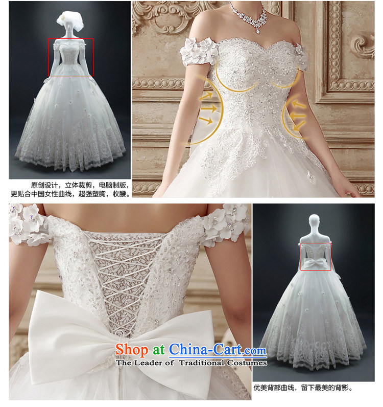 El drunken Yi Mei bride wedding dresses the word tail shoulder wedding lace drill 2015 Sau San Korean style graphics large thin Summer Wedding luxury to align the bride wedding tail L picture, prices, brand platters! The elections are supplied in the national character of distribution, so action, buy now enjoy more preferential! As soon as possible.