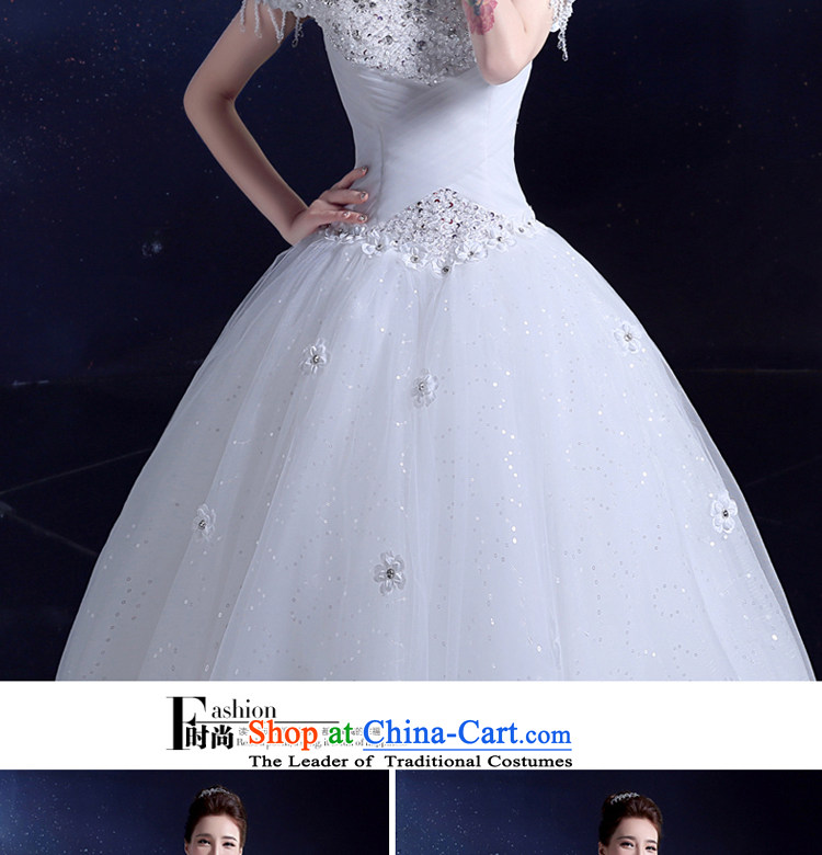 2015 Korean wedding wedding dress bows Service Bridal slotted shoulder white wedding dresses to align the large Diamond White M picture, prices, brand platters! The elections are supplied in the national character of distribution, so action, buy now enjoy more preferential! As soon as possible.