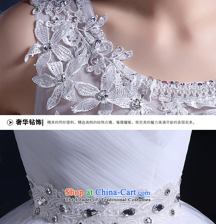 2015 Korean wedding dress white bride wedding dress wedding photography white summer to align the word lace white L pictures, shoulder price, brand platters! The elections are supplied in the national character of distribution, so action, buy now enjoy more preferential! As soon as possible.