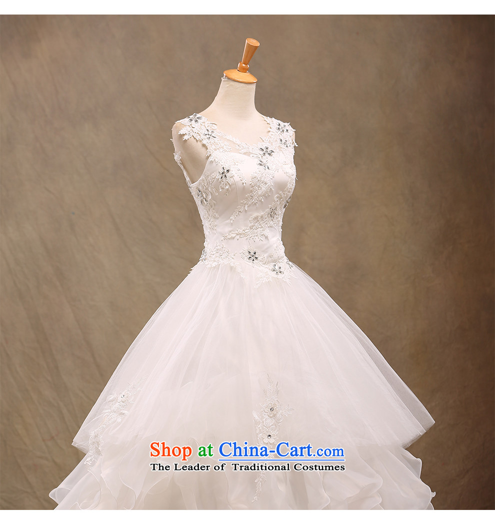 The beautiful new bride yarn 2015 shoulders marriage wedding lifting strap to align characteristics billowy flounces stylish with video thin Sau San minimalist wedding H775 white S picture, prices, brand platters! The elections are supplied in the national character of distribution, so action, buy now enjoy more preferential! As soon as possible.