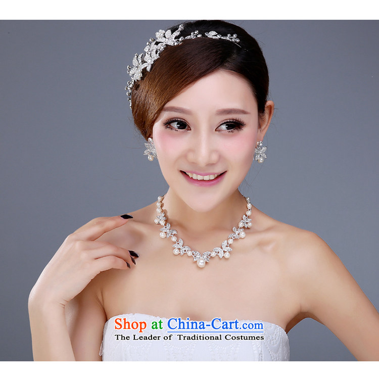 The bride crown three Kit Head Ornaments won wedding Jewelry Ornaments yarn hair accessories necklaces earrings wedding accessories female 3-piece set picture, prices, brand platters! The elections are supplied in the national character of distribution, so action, buy now enjoy more preferential! As soon as possible.