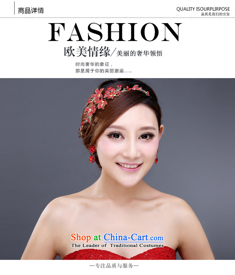 Wedding dress bride hair decorations and ornaments red Jewelry marry wedding flower Korea wedding head accessories female hair accessories picture, prices, brand platters! The elections are supplied in the national character of distribution, so action, buy now enjoy more preferential! As soon as possible.
