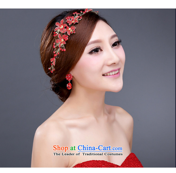 Wedding dress bride hair decorations and ornaments red Jewelry marry wedding flower Korea wedding head accessories female hair accessories picture, prices, brand platters! The elections are supplied in the national character of distribution, so action, buy now enjoy more preferential! As soon as possible.