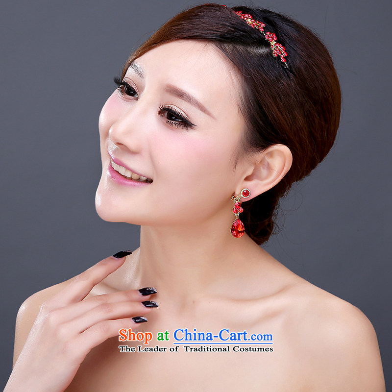 The bride and the Korean married earrings earrings crown hair accessories kit wedding accessories marriage jewelry earrings yi love is , , , shopping on the Internet