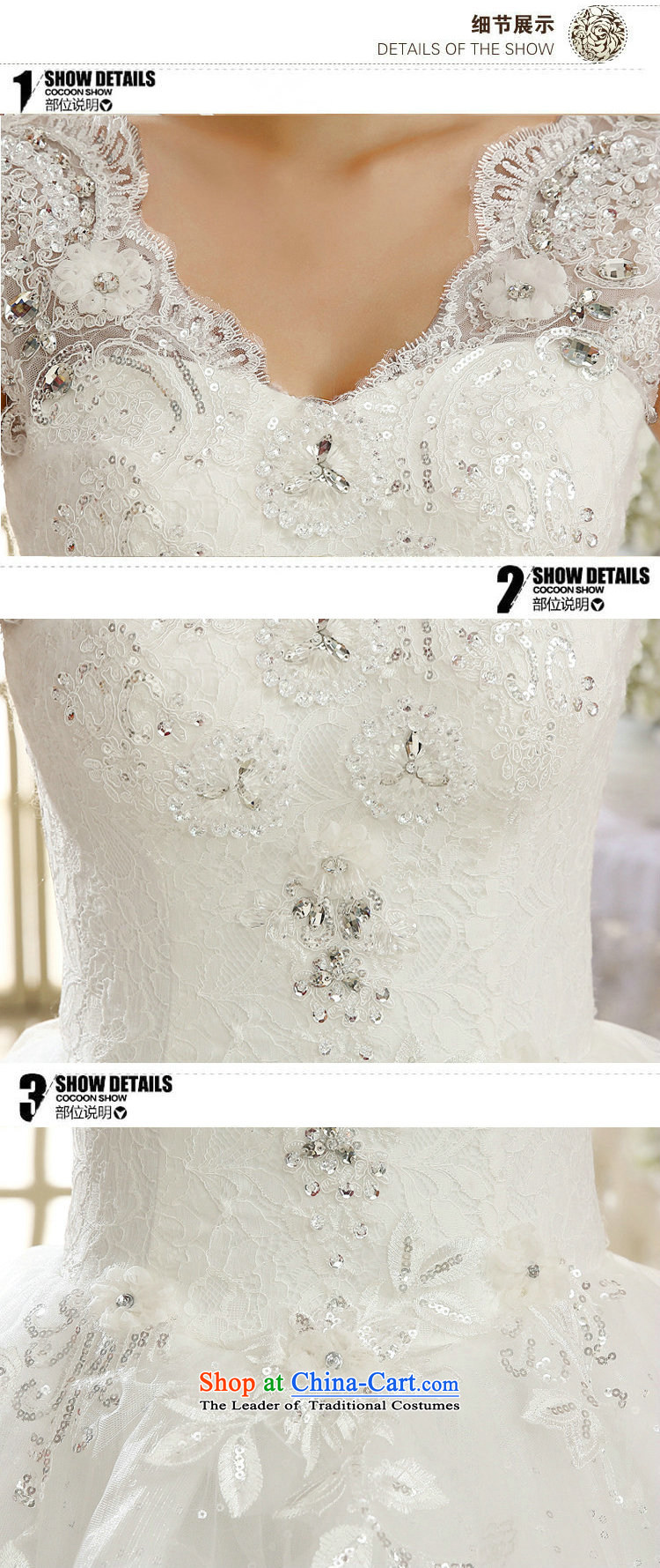 There is also optimized 8D summer female white bride to align the new Korean retro-V-Neck wedding dress stylish lace, m White XXL pictures xs1033, prices, brand platters! The elections are supplied in the national character of distribution, so action, buy now enjoy more preferential! As soon as possible.