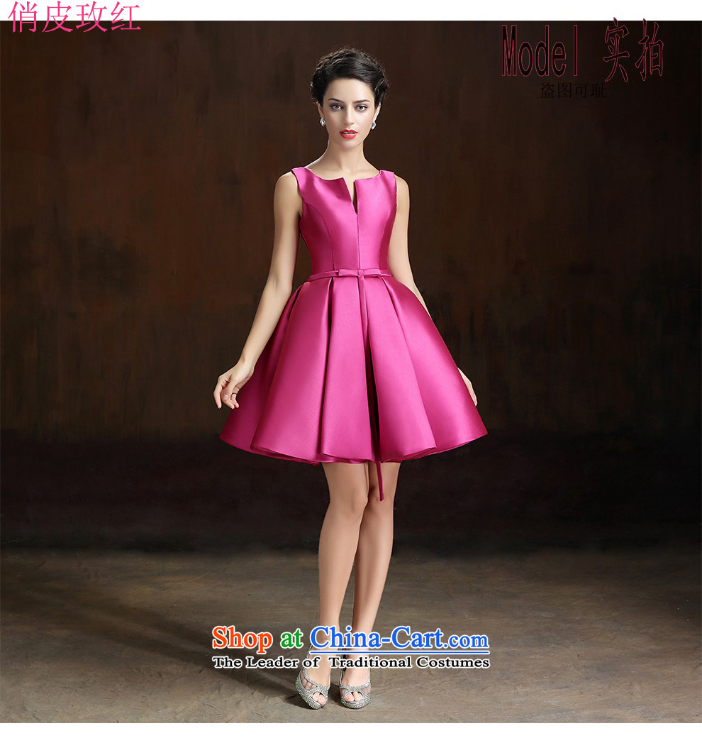 The beauty of the new 2015 shoulder straps bride Sau San large bon bon skirt bride bridesmaid short skirts more colors to improve daily through the two red S picture, prices, brand platters! The elections are supplied in the national character of distribution, so action, buy now enjoy more preferential! As soon as possible.
