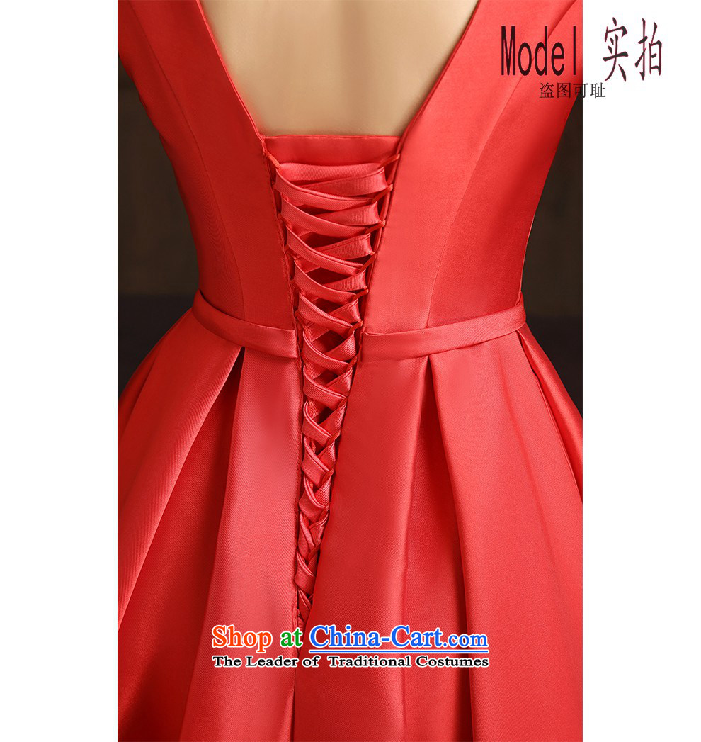 The beauty of the new 2015 shoulder straps bride Sau San large bon bon skirt bride bridesmaid short skirts more colors to improve daily through the two red S picture, prices, brand platters! The elections are supplied in the national character of distribution, so action, buy now enjoy more preferential! As soon as possible.