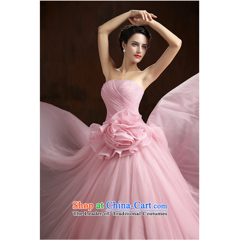 The beauty of the new 2015 anointed chest to align the bride wedding dress A swing colorful and stylish Sau San floor photography video thin minimalist wedding photo numbers which color customizable, the beautiful yarn (nameilisha) , , , shopping on the I