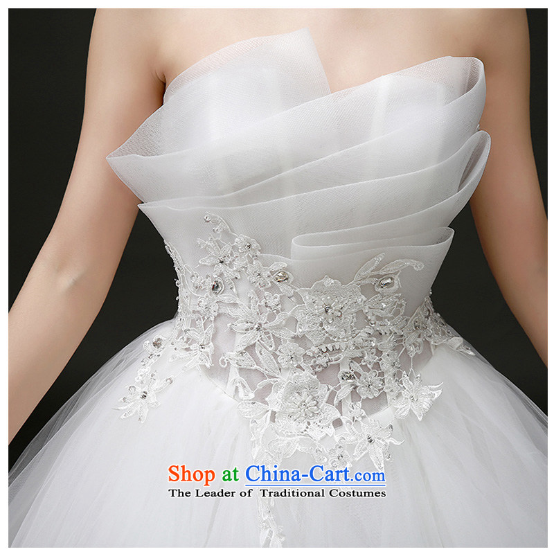 The beauty of the new tissue chest to wedding 2015 stylish and simple an irregular heart-collar straps bon bon skirt bride wedding dresses and the Factory Outlets white customizable, the beautiful yarn (nameilisha) , , , shopping on the Internet
