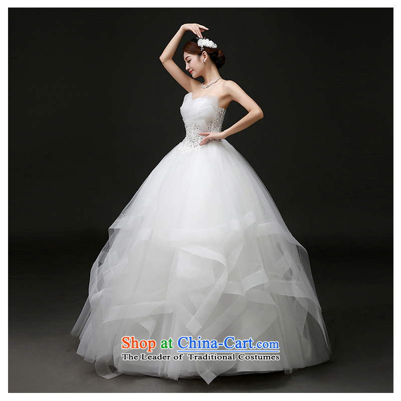 The beauty of the new tissue chest to wedding 2015 stylish and simple an irregular heart-collar straps bon bon skirt bride wedding dresses and the Factory Outlets white customizable, the beautiful yarn (nameilisha) , , , shopping on the Internet