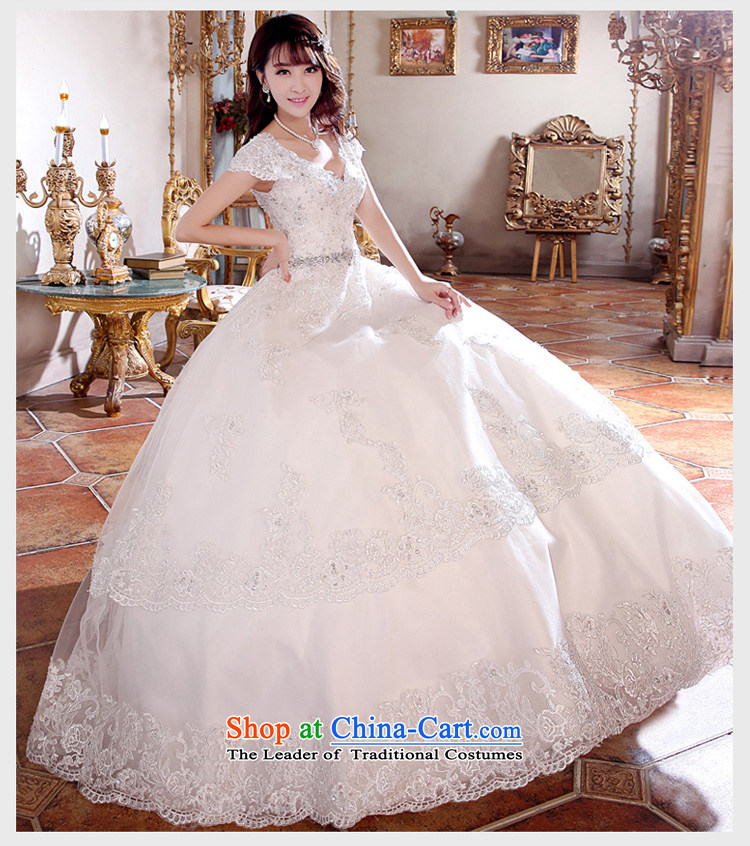 Honeymoon bride 2015 new summer wedding dresses lace diamond wedding summer V-neck a field pregnant women shoulder wedding White M pictures, prices, brand platters! The elections are supplied in the national character of distribution, so action, buy now enjoy more preferential! As soon as possible.
