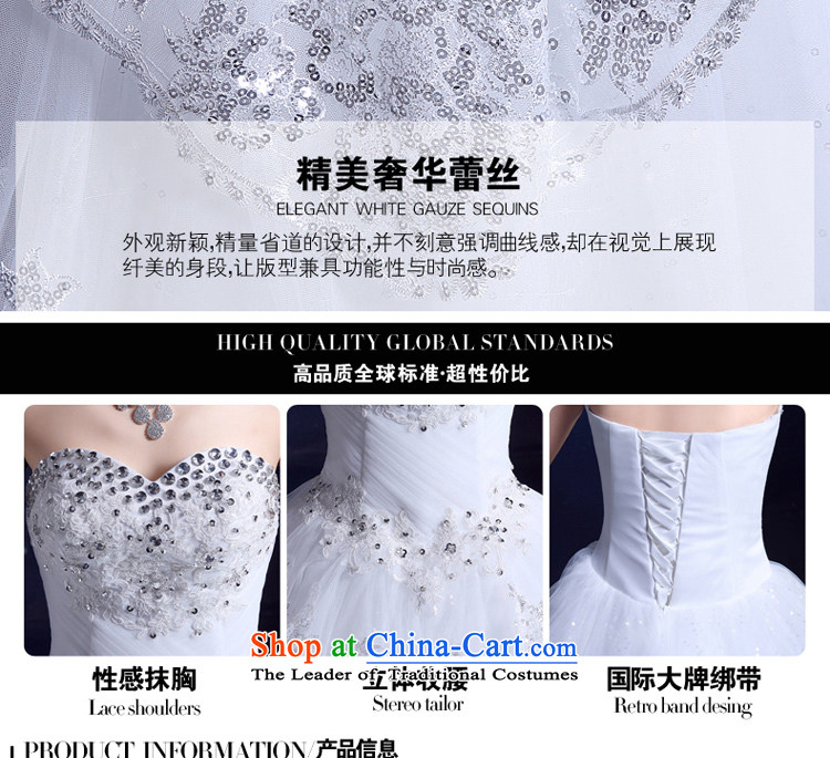 The privilege of serving-leung 2015 new wedding dresses and chest off-chip parquet diamond jewelry lace multi-level Korean to align the White XXL pictures, Sau San price, brand platters! The elections are supplied in the national character of distribution, so action, buy now enjoy more preferential! As soon as possible.