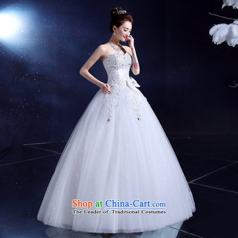 The privilege of serving-leung wedding dresses 2015 lace white breast tissue with new summer marriages to align the white XXL, Sau San honor services-leung , , , shopping on the Internet