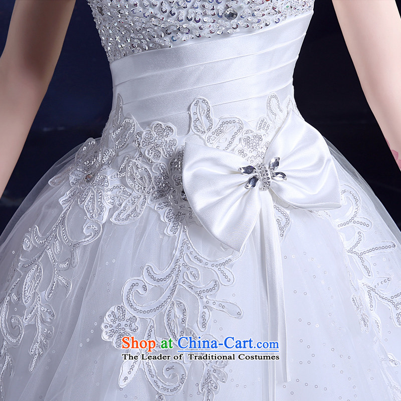 The privilege of serving-leung wedding dresses 2015 lace white breast tissue with new summer marriages to align the white XXL, Sau San honor services-leung , , , shopping on the Internet