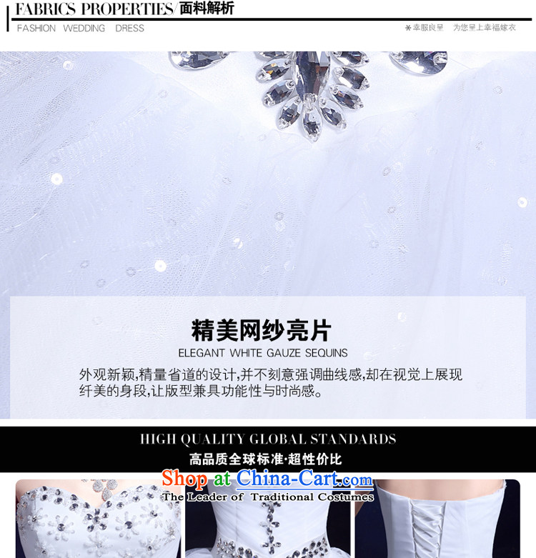 The privilege of serving-leung wedding dresses 2015 new summer Korean style with chest diamond align to bind with stylish graphics thin White XXL Sau San pictures, prices, brand platters! The elections are supplied in the national character of distribution, so action, buy now enjoy more preferential! As soon as possible.