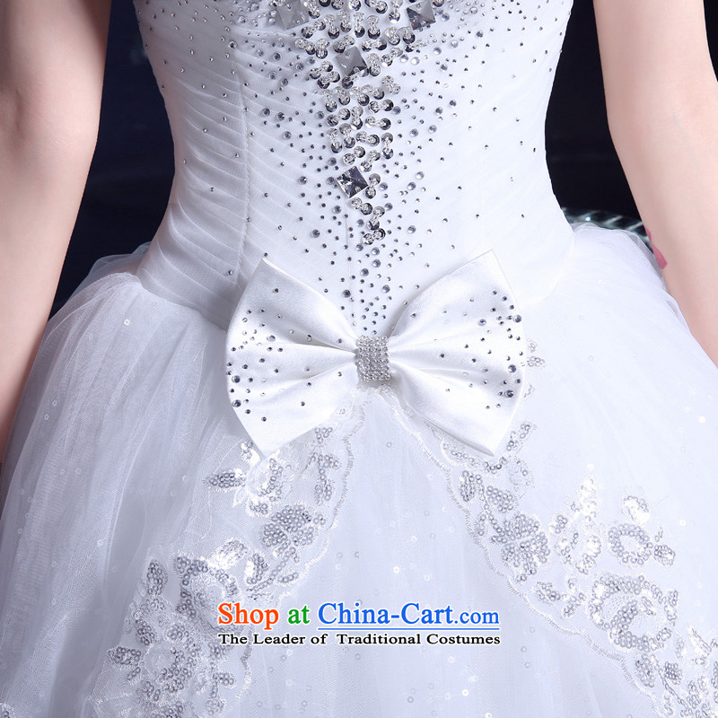 The privilege of serving-leung marriages and chest Wedding 2015 to align the new graphics thin lace Sau San won drill spring and summer female white M honor services-leung , , , shopping on the Internet