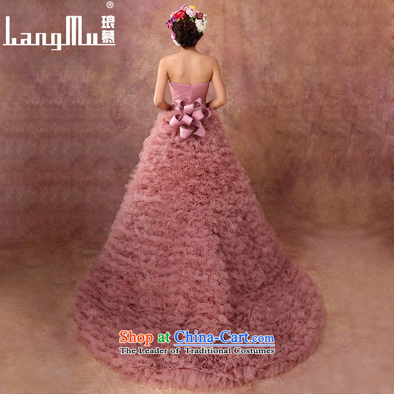 The new 2015 Luang stylish wedding dresses large graphics thin Baihua anointed chest princess wedding canopy of pregnant women required quality custom usual zongzi RED M Luang in , , , shopping on the Internet
