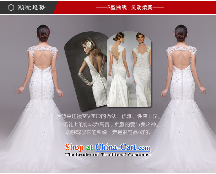 The new 2015 evaluation of wedding dresses and stylish back crowsfoot shoulders bride wedding customised m White advanced custom image, prices, brand platters! The elections are supplied in the national character of distribution, so action, buy now enjoy more preferential! As soon as possible.