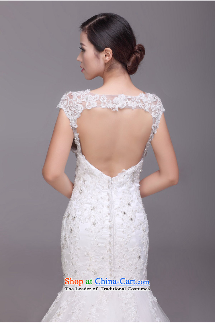 The new 2015 evaluation of wedding dresses and stylish back crowsfoot shoulders bride wedding customised m White advanced custom image, prices, brand platters! The elections are supplied in the national character of distribution, so action, buy now enjoy more preferential! As soon as possible.