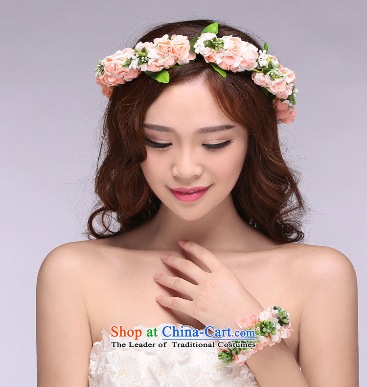 Dancsy Texaco Road bride wedding dresses accessories Korean bridal ring and the bride jewelry and ornaments wedding dresses accessories collar Head Ornaments Kit pink are code picture, prices, brand platters! The elections are supplied in the national character of distribution, so action, buy now enjoy more preferential! As soon as possible.