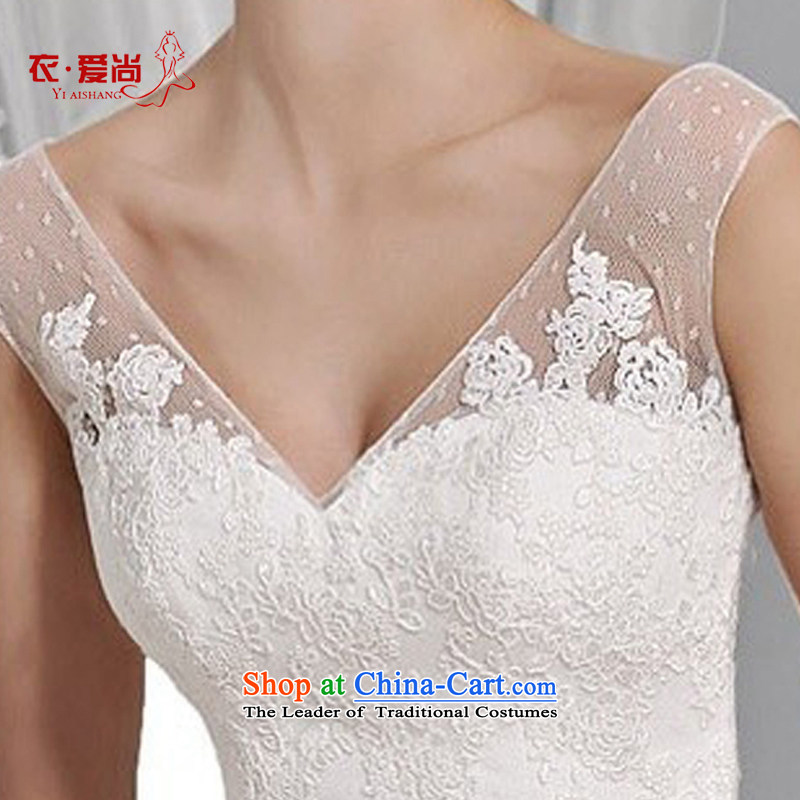 Wedding dresses 2015 Summer new Korean to align the shoulder small trailing custom upscale bride video thin white wedding dresses , Yi love is , , , shopping on the Internet