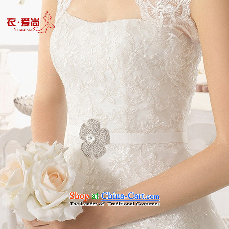 Wedding dress 2015 Spring/Summer new Korean marriages and chest code to align the upscale tail lace graphics can be made of thin white plus $30 does not return, Yi Sang Love , , , shopping on the Internet