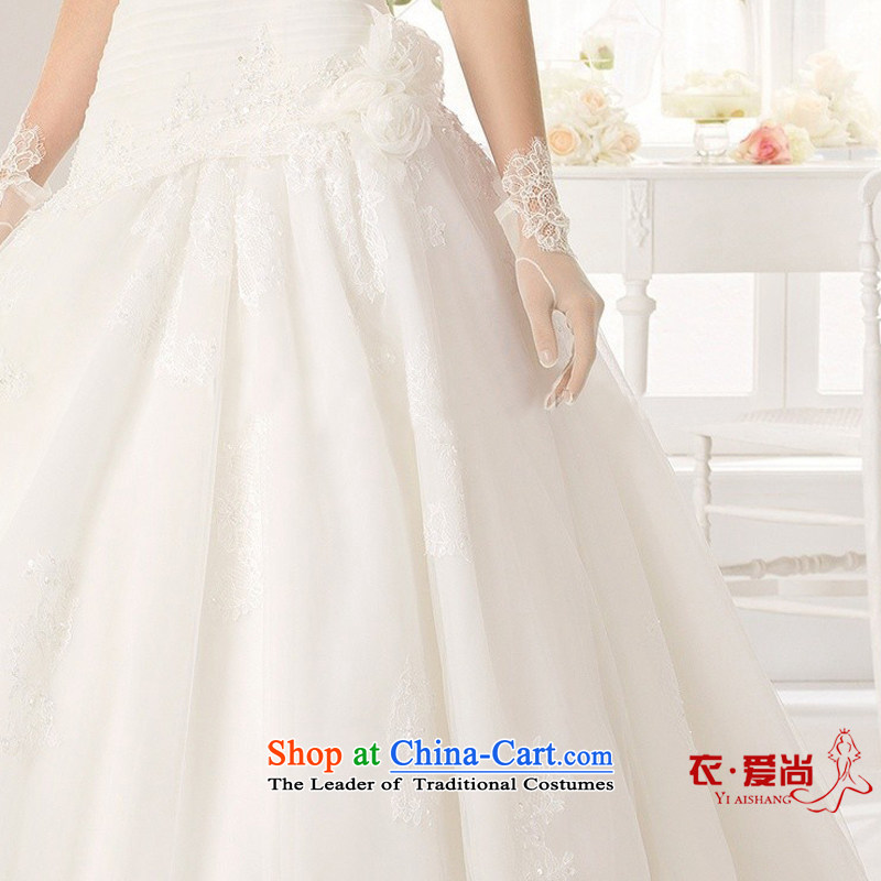 2015 Spring/Summer new marriage wedding dresses western bridal video thin small tail and cultivating the chest to align the lace white can be made, plus $30 does not return, Yi Sang Love , , , shopping on the Internet