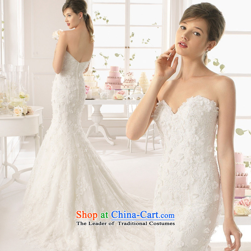 Yi is the spring and summer of 2015, love the new Marriage wedding dresses and sexy lace anointed chest wedding custom high video thin large tail and Sau San chest lace crowsfoot) female white can be made plus $30 does not return, Yi Sang Love , , , shopp