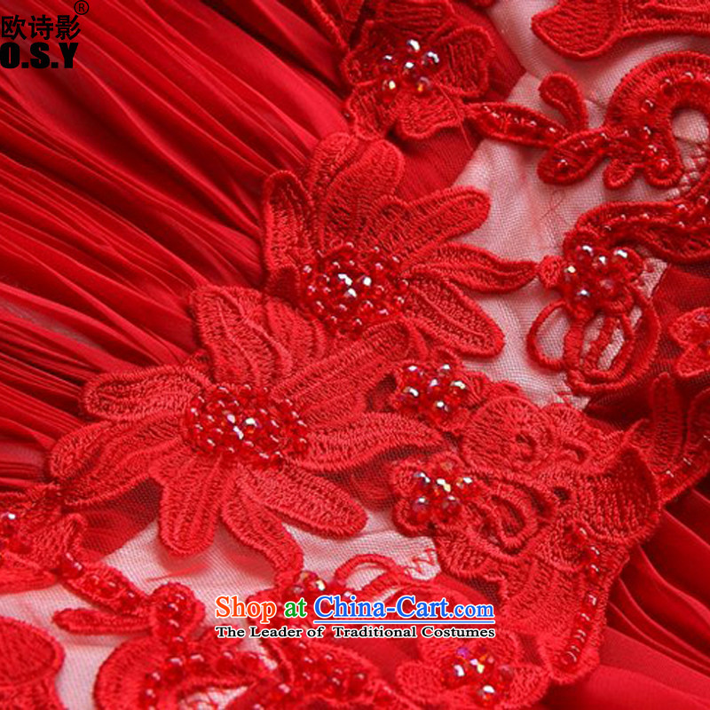 The OSCE Poetry Film 2015 new engraving embroidery nail-ju High waist like Susy Nagle dresses married a small red dress uniform wear skirts female bows skirt red XL, Europe (oushiying poem) , , , shopping on the Internet