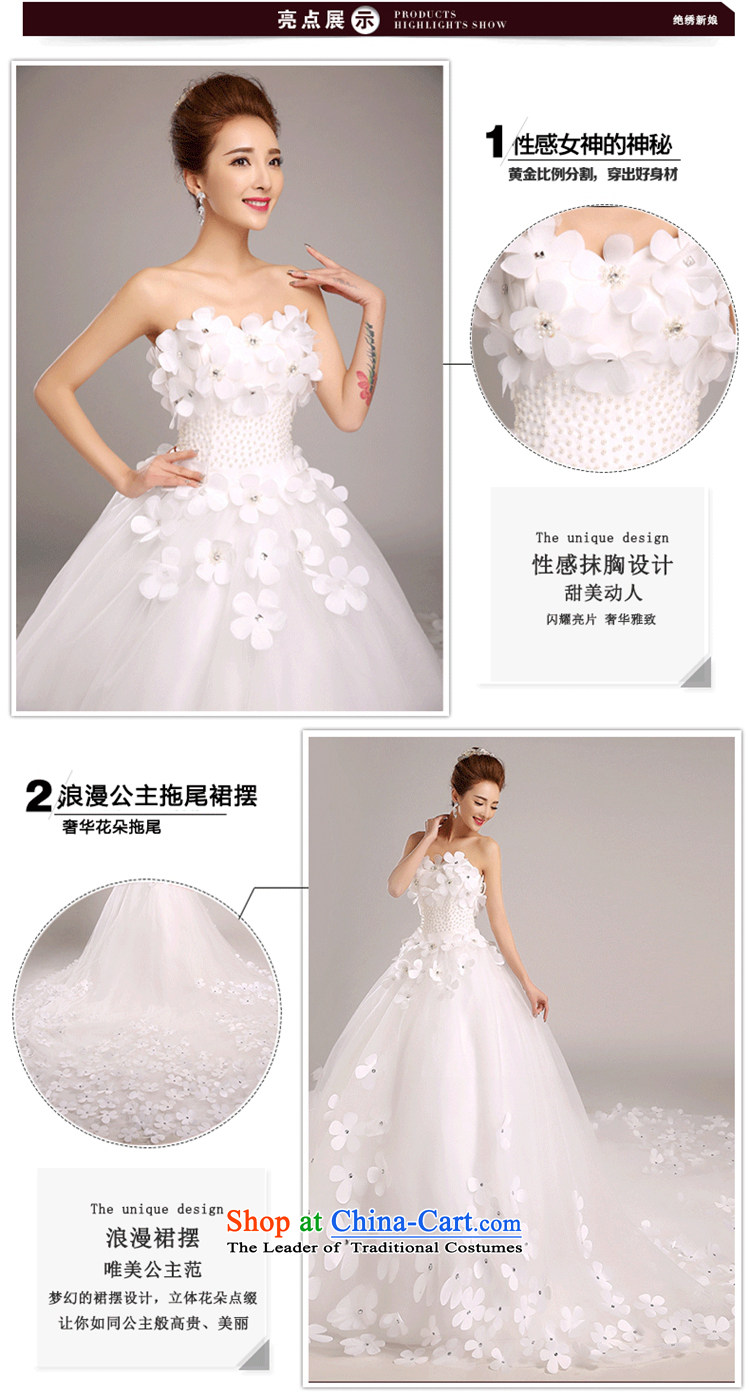The spring and summer of 2015, the Korean version of the chest, graphics and align the thin to marriages long tail wedding dresses 1.5cm tail L code 2 feet 1 waist Suzhou picture, prices, Ship Brand platters! The elections are supplied in the national character of distribution, so action, buy now enjoy more preferential! As soon as possible.