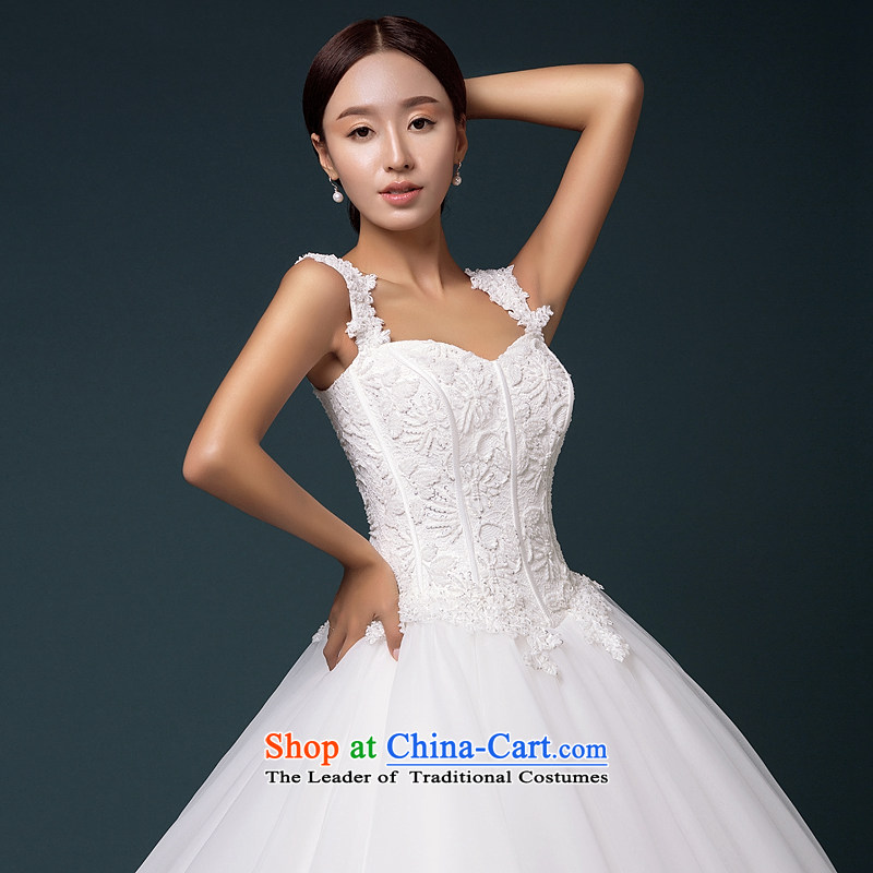 Hillo Lisa (XILUOSHA) shoulder straps marriages Wedding 2015 new luxury diamond bride high-end wedding dresses wedding custom White XL, Hillo Lisa (XILUOSHA) , , , shopping on the Internet