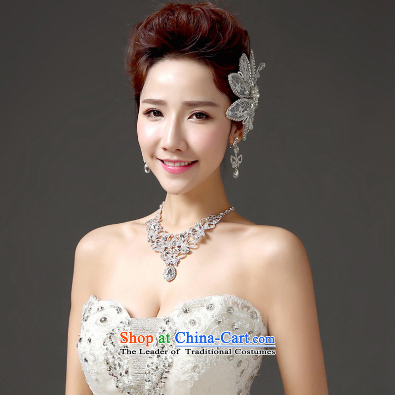 Estimated 2015 bride wedding friends gift clothing accessories for three piece Korean Head Ornaments necklaces earrings marriages accessories accessories kits, Yi (LANYI) , , , shopping on the Internet